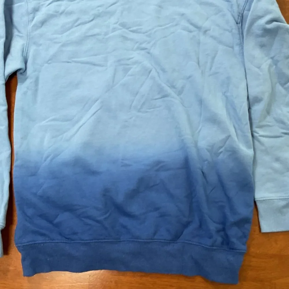 Golden State Warriors NBA Unisex Blue Ombre Hooded Sweatshirt Size Small S - Picture 9 of 10